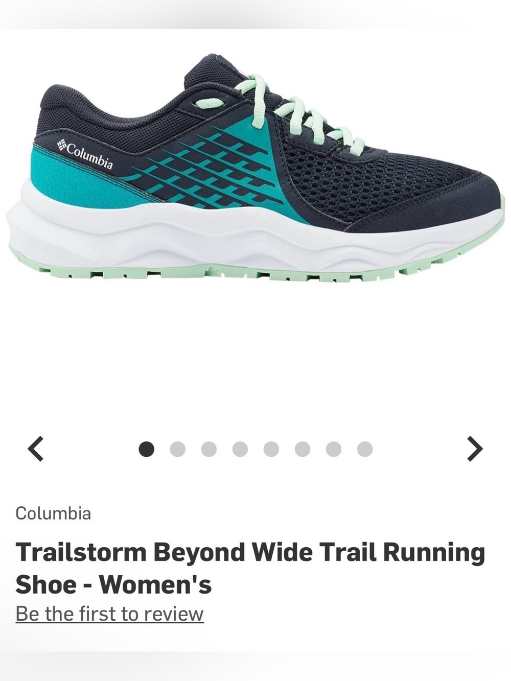 Columbia Navy and Teal Women's Trail Shoe